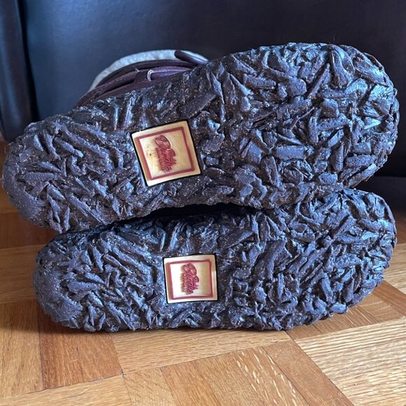 Paul Brodie Tall Lace Winter Boots Mukluks Brown Leather - Picture 4 of 8